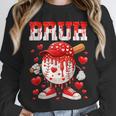 Valentines Day Baseball Drip Boys Bruh Ice Cream Toddler Kid Unisex Sweatshirt Valentines Day Baseball Drip Boys Bruh Ice Cream Toddler Kid Unisex Sweatshirt