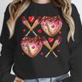 Valentines Day Drip Heart Baseball XOXO Boys Kids Men Sport Unisex Sweatshirt