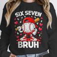 Valentines Day Six Seven Bruh 6 7 Meme Baseball Drip Boys Unisex Sweatshirt Valentines Day Six Seven Bruh 6 7 Meme Baseball Drip Boys Unisex Sweatshirt