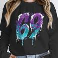 Vintage Baseball 69 Number Unisex Sweatshirt Vintage Baseball 69 Number Unisex Sweatshirt