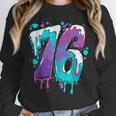 Vintage Baseball 76 Number Unisex Sweatshirt Vintage Baseball 76 Number Unisex Sweatshirt