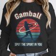 Vintage Baseball Batter Retro Sports Circle Graphic Unisex Sweatshirt