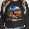 Women's Father Son Baseball Father's Day Unisex Sweatshirt Women's Father Son Baseball Father's Day Unisex Sweatshirt