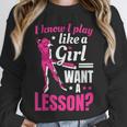 Women's Play Like A Girl Softball Baseball Girls Unisex Sweatshirt Women's Play Like A Girl Softball Baseball Girls Unisex Sweatshirt