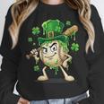 Women's St Patricks Day Baseball Leprechaun Shamrock Player Boys Kid Unisex Sweatshirt Women's St Patricks Day Baseball Leprechaun Shamrock Player Boys Kid Unisex Sweatshirt