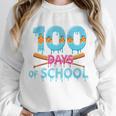 100 Days Of School Drip Ice Cream Baseball For Teacher Kids Premium Tri-Blend Unisex Sweatshirt 100 Days Of School Drip Ice Cream Baseball For Teacher Kids Premium Tri-Blend Unisex Sweatshirt