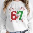 67 Baseball Christmas Candy Cane Snowflake Holiday Sports Unisex Sweatshirt 67 Baseball Christmas Candy Cane Snowflake Holiday Sports Unisex Sweatshirt