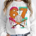 67 Ice Cream Drip Baseball Number 67 Player 67th Birthday Unisex Sweatshirt 67 Ice Cream Drip Baseball Number 67 Player 67th Birthday Unisex Sweatshirt