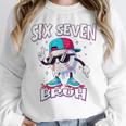 67 Meme Six Seven Baseball Ice Cream Drip Girls Boys Premium Tri-Blend Unisex Sweatshirt