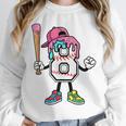 8th Birthday Baseball Ice-Cream Drip 8 Years Old Boys Girls Unisex Sweatshirt 8th Birthday Baseball Ice-Cream Drip 8 Years Old Boys Girls Unisex Sweatshirt