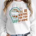 Baseball Catcher Waiting At Home Aggressive Player Quote Unisex Sweatshirt Baseball Catcher Waiting At Home Aggressive Player Quote Unisex Sweatshirt