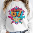 Baseball Drip Jersey Number 67 For Players & 67th Birthday Premium Tri-Blend Unisex Sweatshirt Baseball Drip Jersey Number 67 For Players & 67th Birthday Premium Tri-Blend Unisex Sweatshirt
