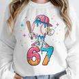 Baseball Drip Number 67 Six Seven Meme Ice Cream Dripping Unisex Sweatshirt