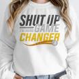 Baseball Fan Shut Up I'm Doing Game Changer Premium Tri-Blend Unisex Sweatshirt Baseball Fan Shut Up I'm Doing Game Changer Premium Tri-Blend Unisex Sweatshirt