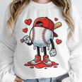 Baseball Ice Cream Drip Valentines Day Sports For Kids Boys Unisex Sweatshirt Baseball Ice Cream Drip Valentines Day Sports For Kids Boys Unisex Sweatshirt
