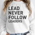 Baseball Lead Never Follow Leaders Team Captain Leadership Premium Tri-Blend Unisex Sweatshirt
