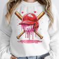 Boys Valentine Day Baseball Helmet Drip Ice-Cream Youth Kids Unisex Sweatshirt Boys Valentine Day Baseball Helmet Drip Ice-Cream Youth Kids Unisex Sweatshirt