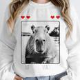 Capybara Love Valentines Day Cute Animal Hearts Raglan Baseball Tee Unisex Sweatshirt Capybara Love Valentines Day Cute Animal Hearts Raglan Baseball Tee Unisex Sweatshirt