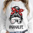 Classy Nana Life Soccer Messy Bun Baseball Mother's Day Unisex Sweatshirt Classy Nana Life Soccer Messy Bun Baseball Mother's Day Unisex Sweatshirt