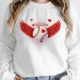 Cute Baseball &Cupid Wings Happy Valentines Boys Men Unisex Sweatshirt Cute Baseball &Cupid Wings Happy Valentines Boys Men Unisex Sweatshirt
