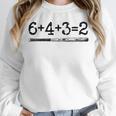 Double Play 6 4 3 2 Vintage Baseball Math Softball Player Premium Tri-Blend Unisex Sweatshirt