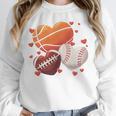 Football Basketball Baseball Heart Valentine Boys Men Kid Unisex Sweatshirt