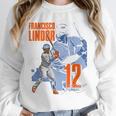 Francisco Lindor New York M Baseball Players MLBFLI304N Unisex Sweatshirt Francisco Lindor New York M Baseball Players MLBFLI304N Unisex Sweatshirt