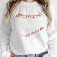 Hit Hard Run Fast Turn Left Baseball Player & Fan Premium Tri-Blend Unisex Sweatshirt