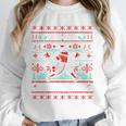 Ho Ho Homerun Baseball Ugly Christmas Sweater Party Hitter Unisex Sweatshirt Ho Ho Homerun Baseball Ugly Christmas Sweater Party Hitter Unisex Sweatshirt