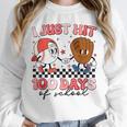 I Just Hit 100 Days Of School Baseball Boy Girl Teacher Unisex Sweatshirt