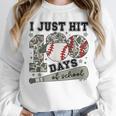 I Just Hit 100 Days Of School Camo Baseball 100 Days Smarter Unisex Sweatshirt I Just Hit 100 Days Of School Camo Baseball 100 Days Smarter Unisex Sweatshirt