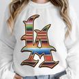 LA Sarape Los Angeles LA Sarape East LA Baseball Mexican Premium Tri-Blend Unisex Sweatshirt LA Sarape Los Angeles LA Sarape East LA Baseball Mexican Premium Tri-Blend Unisex Sweatshirt