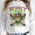 Respect The Drip Mardi Gras Baseball Ice Cream Boys Carnival Unisex Sweatshirt Respect The Drip Mardi Gras Baseball Ice Cream Boys Carnival Unisex Sweatshirt