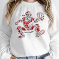 Santa Playing Baseball Catcher Merry Christmas Sport Player Unisex Sweatshirt Santa Playing Baseball Catcher Merry Christmas Sport Player Unisex Sweatshirt