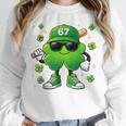 Shamrocks Playing Baseball St Patricks Day 6 7 Meme Men Boys Unisex Sweatshirt Shamrocks Playing Baseball St Patricks Day 6 7 Meme Men Boys Unisex Sweatshirt