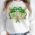 Six Seven 67 Meme Baseball Coquette Bow St Patrick's Day Unisex Sweatshirt