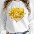 Strike Out Childhood Cancer Boys Baseball Drip Gold Ribbon Unisex Sweatshirt Strike Out Childhood Cancer Boys Baseball Drip Gold Ribbon Unisex Sweatshirt