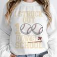 I Struck Out 100 Days Of School Baseball Fan Students Batter Premium Tri-Blend Unisex Sweatshirt