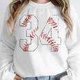 Vintage Distressed Baseball Number 34 Jersey Player Uniform Unisex Sweatshirt Vintage Distressed Baseball Number 34 Jersey Player Uniform Unisex Sweatshirt