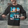 100 Days Of 5th Grade Baseball 100th Day Of School Boys Kids Unisex Sweatshirt 100 Days Of 5th Grade Baseball 100th Day Of School Boys Kids Unisex Sweatshirt