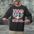 100 Days Of School Baseball 100th Day Of School Girls Unisex Sweatshirt