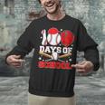 100 Days Of School Baseball Boys Kids Students Unisex Sweatshirt