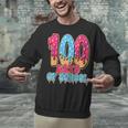 100 Days Of School Baseball Drip 100th Day Of School Unisex Sweatshirt