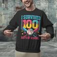 100 Days Of School Baseball Drip 100 Days Boy Girl Kids Unisex Sweatshirt 100 Days Of School Baseball Drip 100 Days Boy Girl Kids Unisex Sweatshirt