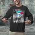 100 Days Of School Baseball Drip Ice Cream Boys Kids Unisex Sweatshirt