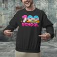 100 Days Of School Baseball Ice Cream Drip For Teacher Kid Unisex Sweatshirt 100 Days Of School Baseball Ice Cream Drip For Teacher Kid Unisex Sweatshirt