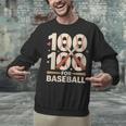 100 Days Of School Baseball Love Valentine’s Day Men Women Unisex Sweatshirt