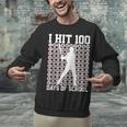 100 Days Of School Boys Kids 100th Day Balls For Baseball Unisex Sweatshirt