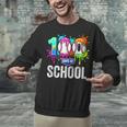 100 Days Of School Dripping Baseball Boys Kids Teacher Unisex Sweatshirt