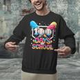 100 Days Of School Ice Cream Baseball Player For Kids Boys Unisex Sweatshirt